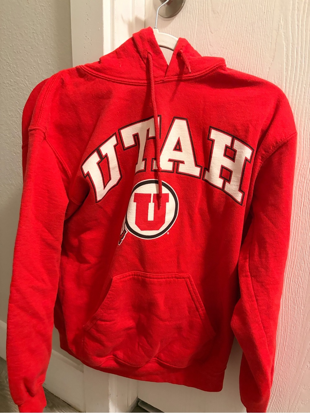 Champion Red Utah Hooded Sweatshirt